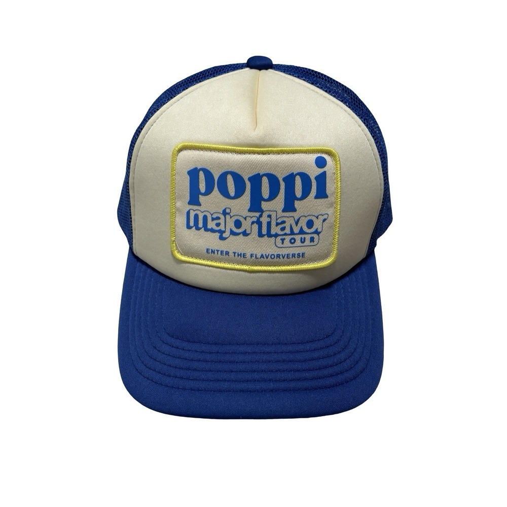Poppi x Atlanta Unisex‎ Major Flavor Tour Trucker Hat Blue Size Adjustable